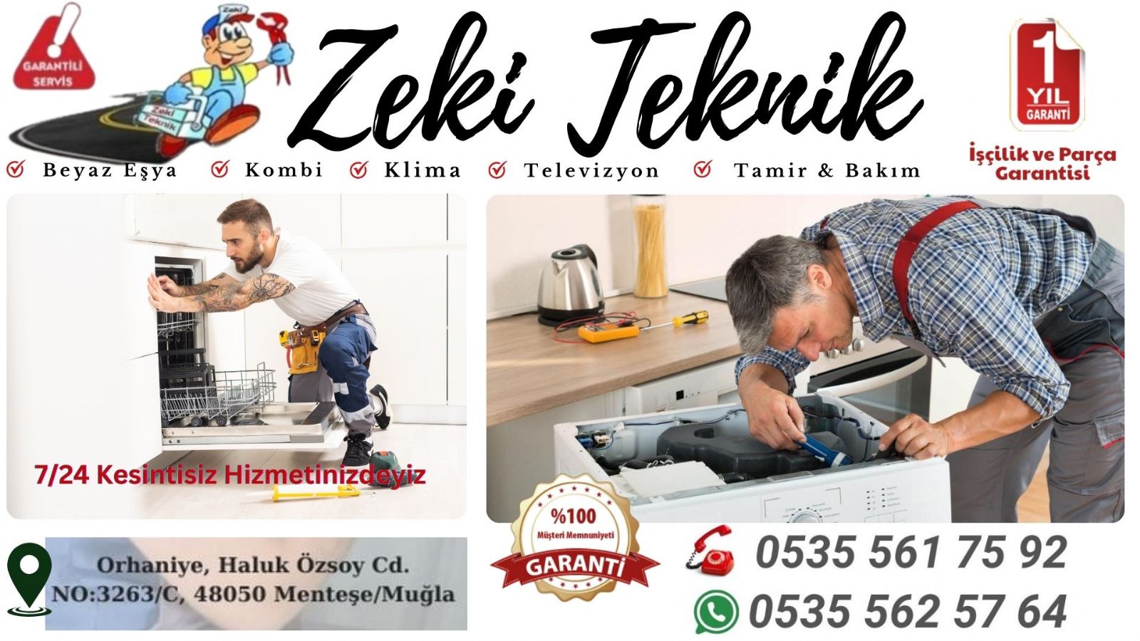 Muğla Beyaz Eşya Servisi